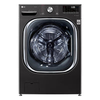 New Dent and Scratch. 27 in. 5.0 cu. ft. Ultra Large Capacity Black Steel Front Load Washing Machine with Coldwash Technology & Wi-Fi. Model: WM4500HBA