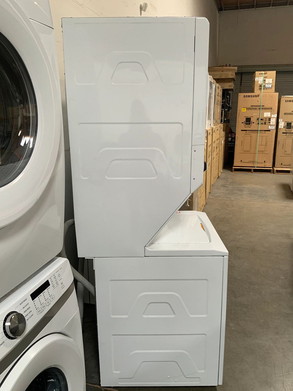 Ge electric deals stacked laundry center