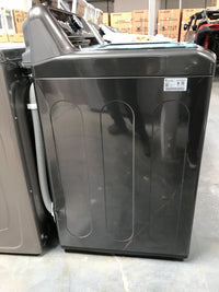 New Dent and Scratch. 5.5 cu. ft. High-Efficiency Mega Capacity Black Steel Top Load Smart Washer with TurboWash3D, ENERGY STAR. Model: WT7900HBA