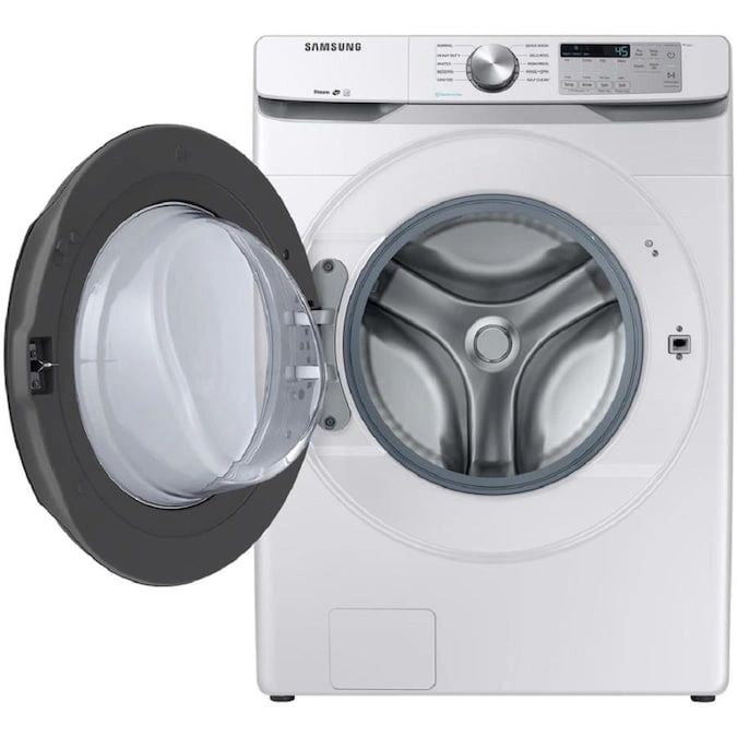 New in Bow 4.5-cu ft High Efficiency Stackable Steam Cycle Front-Load Washer (White) ENERGY STAR Model WF45R6100AW