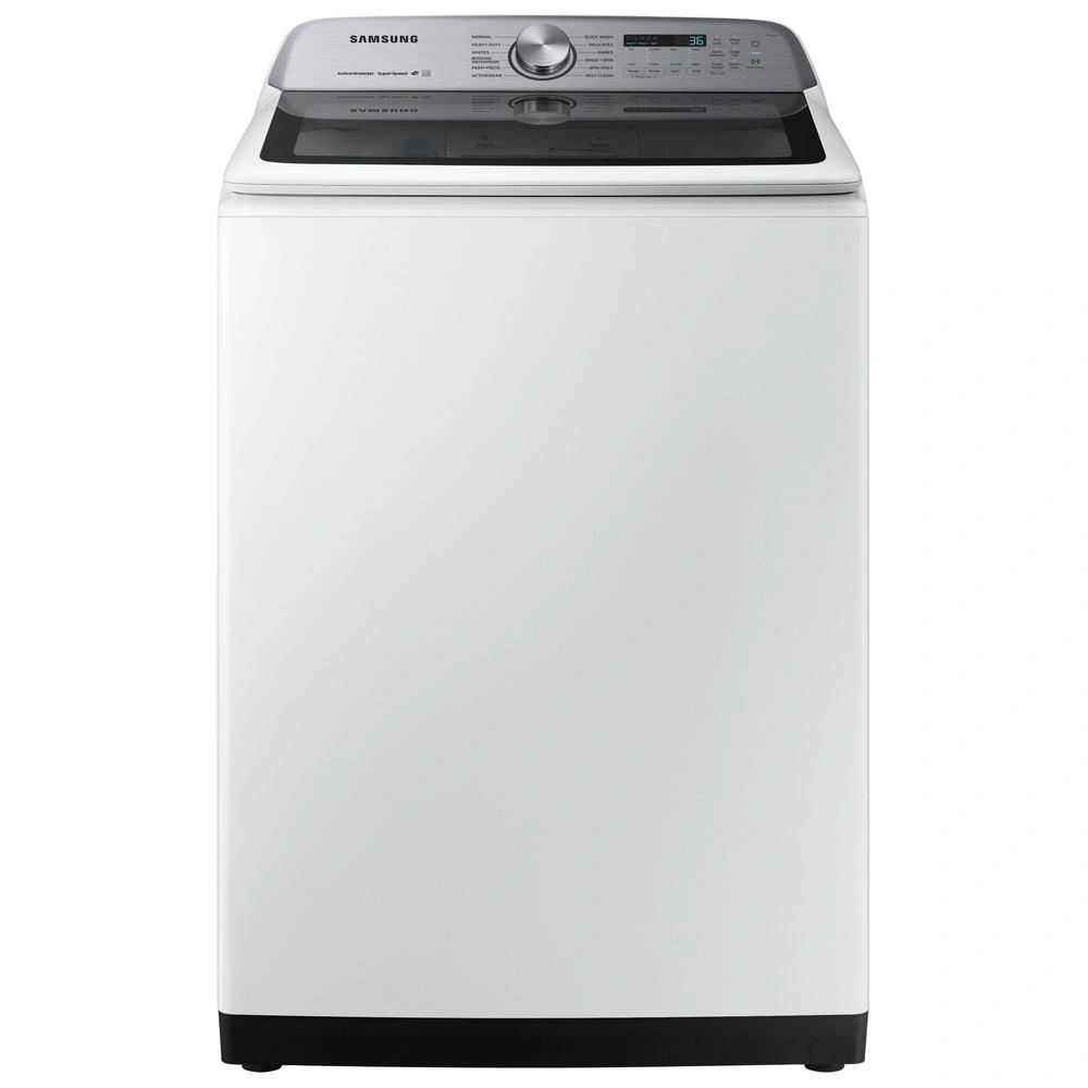 NEW Scratch & Dent. 5.0 cu. ft. High-Efficiency in White Top Load Washing Machine with Super Speed, ENERGY STAR. Model: WA50R5400AW