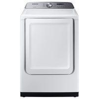 NEW Dent & Scratch. 7.4 cu. ft. White Electric Dryer with Sensor Dry. Model: DVE50R5200W