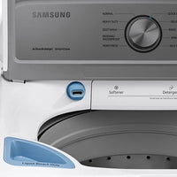 New in Box. 27 in. 4.5 cu. ft. High-Efficiency White Top Load Washing Machine with Active Water Jet. Model: WA45T3400AW