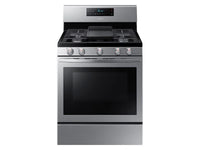 New in Box. 30 in. 5.8 cu. ft. Gas Range with Self-Cleaning and Fan Convection Oven in Stainless Steel Model: NX58R5601SS