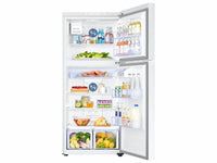 New in Box Samsung 21.1 cu. ft. Top Freezer Refrigerator with FlexZone Freezer in White, Energy Star, Ice Maker Model: RT21M6215WW