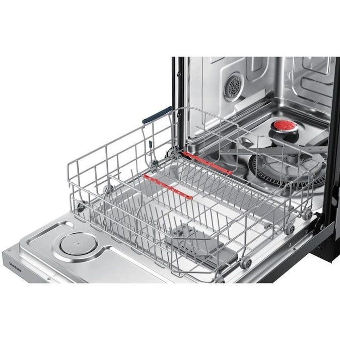 New in Box. Samsung 24 in. Fingerprint Resistant Stainless Steel Top Control Built-In Tall Tub Dishwasher with AutoRelease Dry and 48 dBA. Model: DW80R5060US
