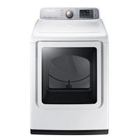 New in Box Samsung 7.4 cu. ft. Gas Dryer with Steam in White Model: DVG50M7450W