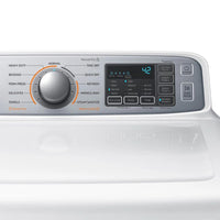 New in Box. Samsung 7.4 cu. ft. Electric Dryer with Steam in White. Model: DVE50M7450W