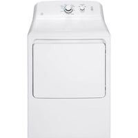 New Dent and Scratch. 7.2 cu. ft. 120 Volt White Gas Vented Dryer Model: GTD33GASK0WW