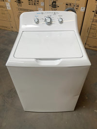 NEW Open Box 4.2 cu. ft. White Top Load Washing Machine with Stainless Steel Basket Model: GTW335ASN1WW