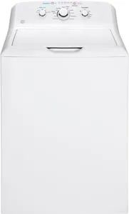 NEW Open Box Set Washer GE 4.2-cu ft Agitator Top-Load Washer and Dryer 7.2-cu ft Electric Dryer (White) GTW335ASNWW, GTD45EASJWS - DEN