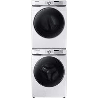 NEW Open Box Set of Washer 4.5-cu ft High Efficiency Stackable Steam Cycle Front-Load Washer (White) ENERGY STAR and 7.5 cu. ft. White Gas Dryer with Steam. Model: DVG45R6100W, WF45R6100AW