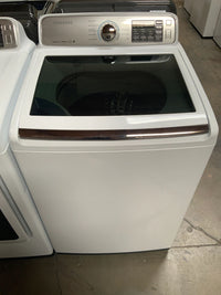 New Open Box. 5.0 cu. ft. High-Efficiency Top Load Washer in White, ENERGY STAR. Model: WA50M7450AW