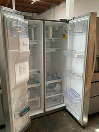 New Open Box. 26.2 cu. ft. Side by Side Refrigerator with In-Door Ice Maker in Stainless Steel. Model: LSXS26326S