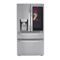 New Open Box. 22.5 cu. ft. Smart French Door Refrigerator InstaView Door-In-Door Dual and Craft Ice in PrintProof Stainless. Model: LRMVC2306S