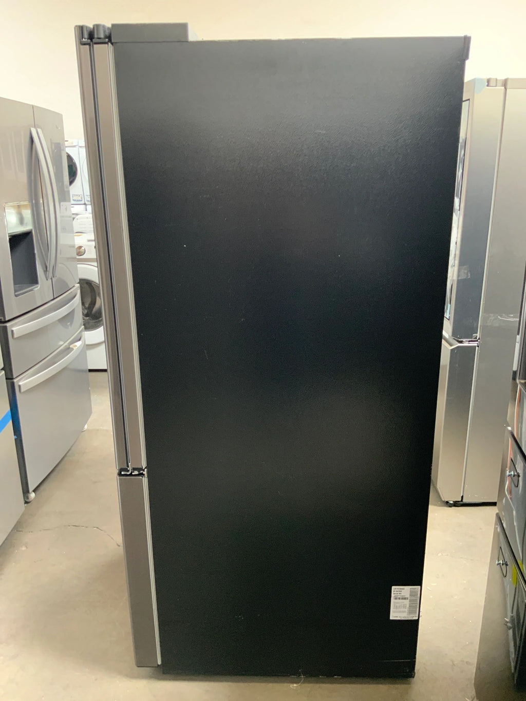 New Open Box. 29.7 cu. ft. French Door Smart Refrigerator, InstaView Door-In-Door, Dual & Craft Ice, PrintProof Black Stainless Steel. Model: LRFVS3006D