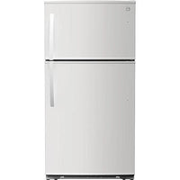 New Open Box. Kenmore 21 cu. ft. Top-Freezer Refrigerator - White. Model: 61202