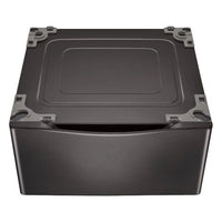 New in Box. LG 13.6-in x 27-in Universal Laundry Pedestal (Black Steel). Model: WDP4B